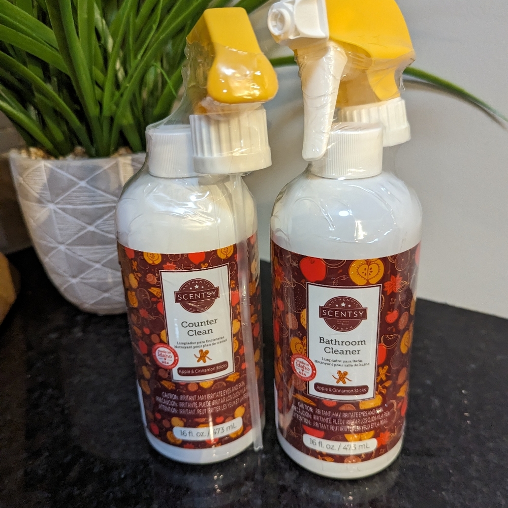 Scentsy counter cleaner and bathroom cleaner (sold together)